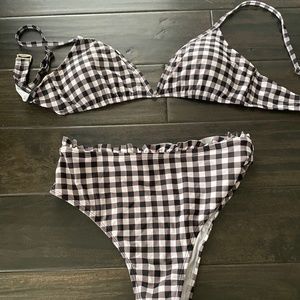 EXPRESS HIGH WAIST BIKINI SZ M